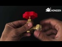 Valvula de paso SAE 3/8 pulg HONGSEN