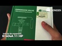 Valvula de expansion acero inoxidable R-404A 11 HP eq ext ODF 5/8 x 1-1/8 pulg HONGSEN