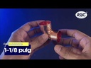 Codo soldable 90 ° 1-1/8 pulg RGC