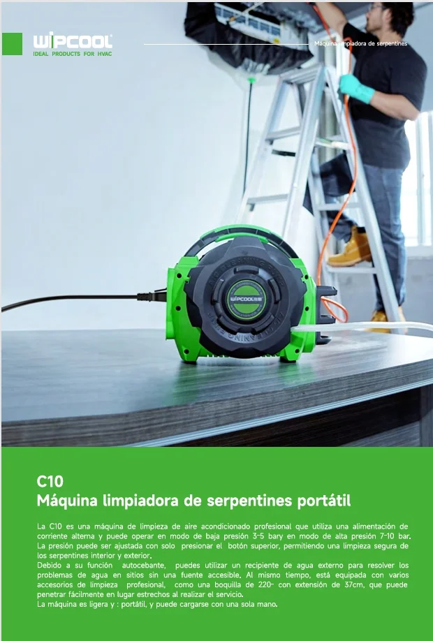 Bomba hidrolimpiadora 3-5 bar 4L/m 110V C10 WIPCOOL