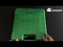 Manometro digital con pinzas de temperatura, mangueras y adaptadores HS-370 HONGSEN
