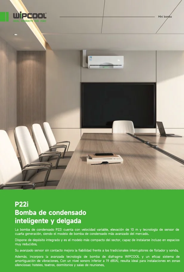 Bomba condensado Inteligente slim 100-230V 60Hz P22i hasta 45.000 BTU WIPCOOL