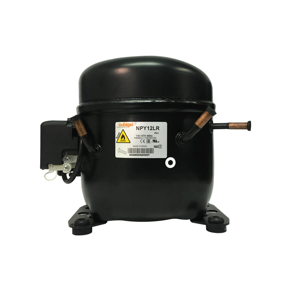 Compressor 2.174 BTU/h 1/3HP R-290 115V LMBP CUBIGEL NPY12LRa
