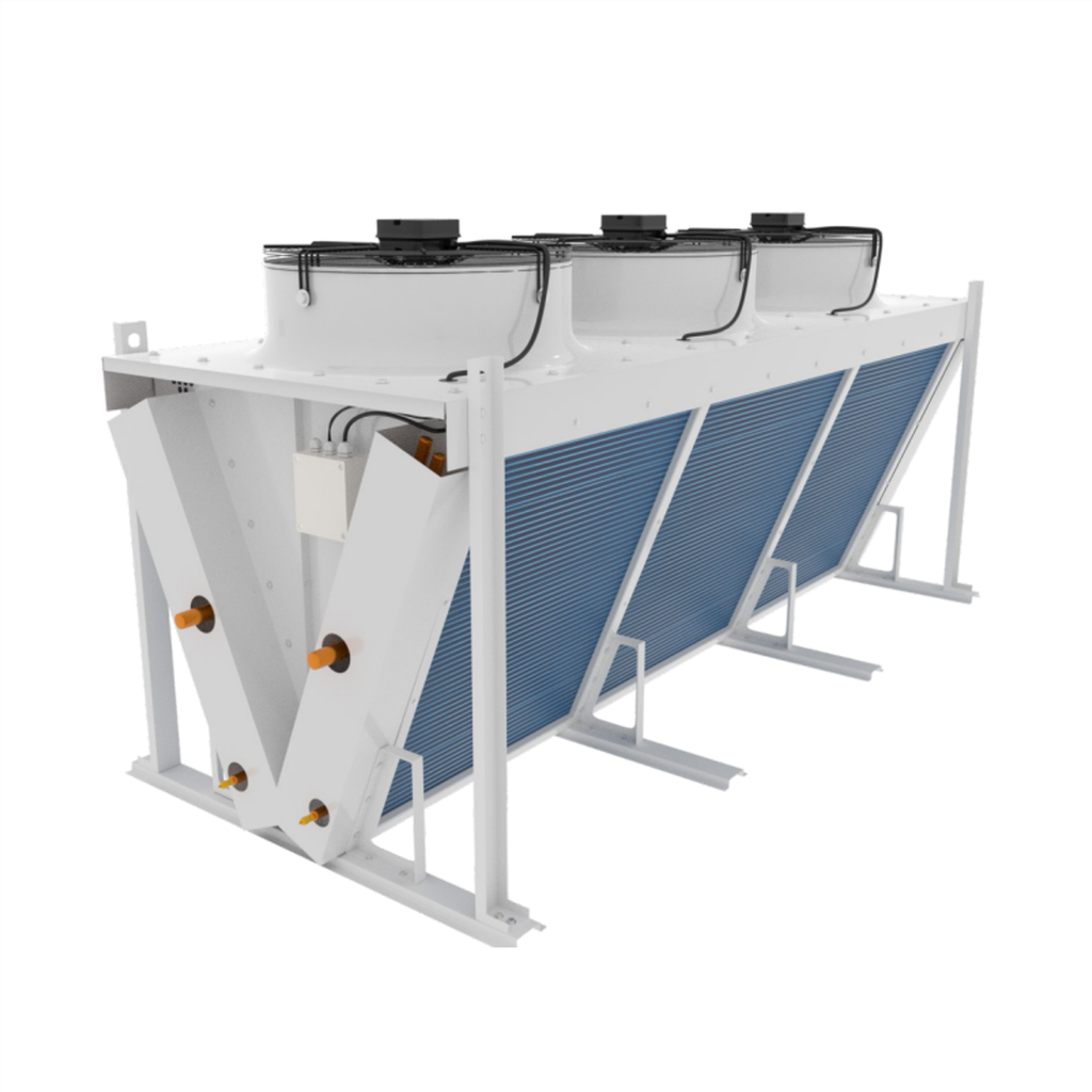 Condensador 530.000 BTU con 4 ventilador axial 25 pulg 220V PH3 RGC INV-155.4/518 (aproximado 35 HP)