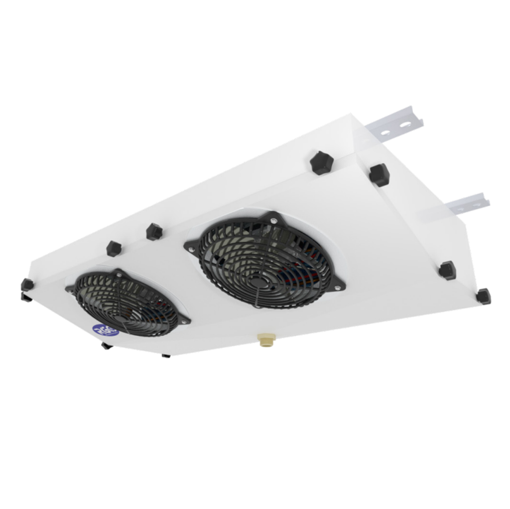 Evaporador de cuña 1 HP 220V 4.952 BTU 3 fan 8 pulg con resistencia 1.160W EV-1.45/8 RGC