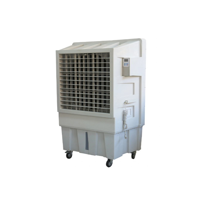 Enfriador evaporativo 180 - 230m2 110V 140L con control y sensor de temperatura MFC22000E RGC