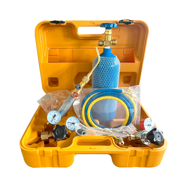 Equipo para soldar portatil con bombonas y estuche plastico RGC