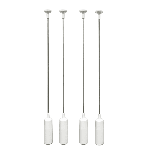 Juego amortiguador varilla lavadora Haier 62 cm