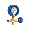 Manometro con manifold baja R-410A R-22 R-404A R-134a azul sin mangueras sin Visor HONGSEN