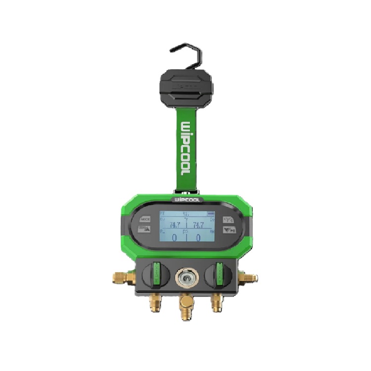 Manometro digital con bolso y mangueras 40+ refrigerantes MDG-2K WIPCOOL