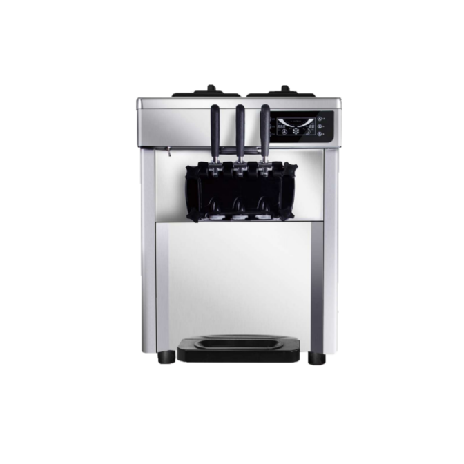 Maquina de helado soft 3 sabores para mesa 22L/h 110V 60Hz RGC