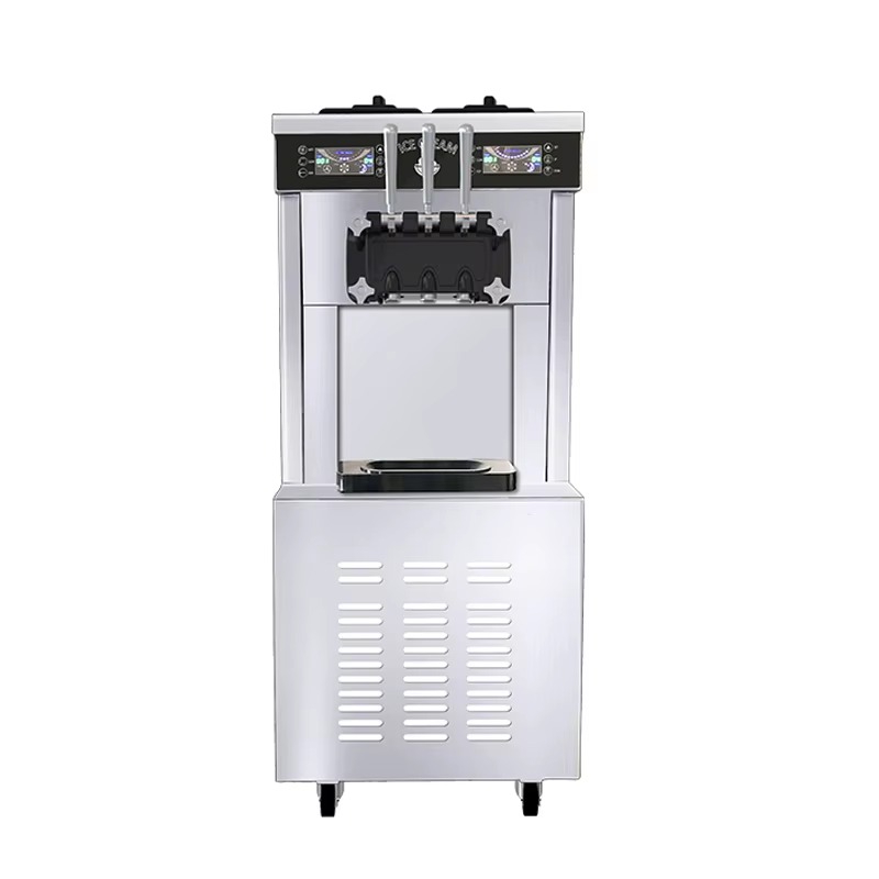 Maquina de helado soft profesional 3 sabores con ruedas 34-44L/h 220V RGC