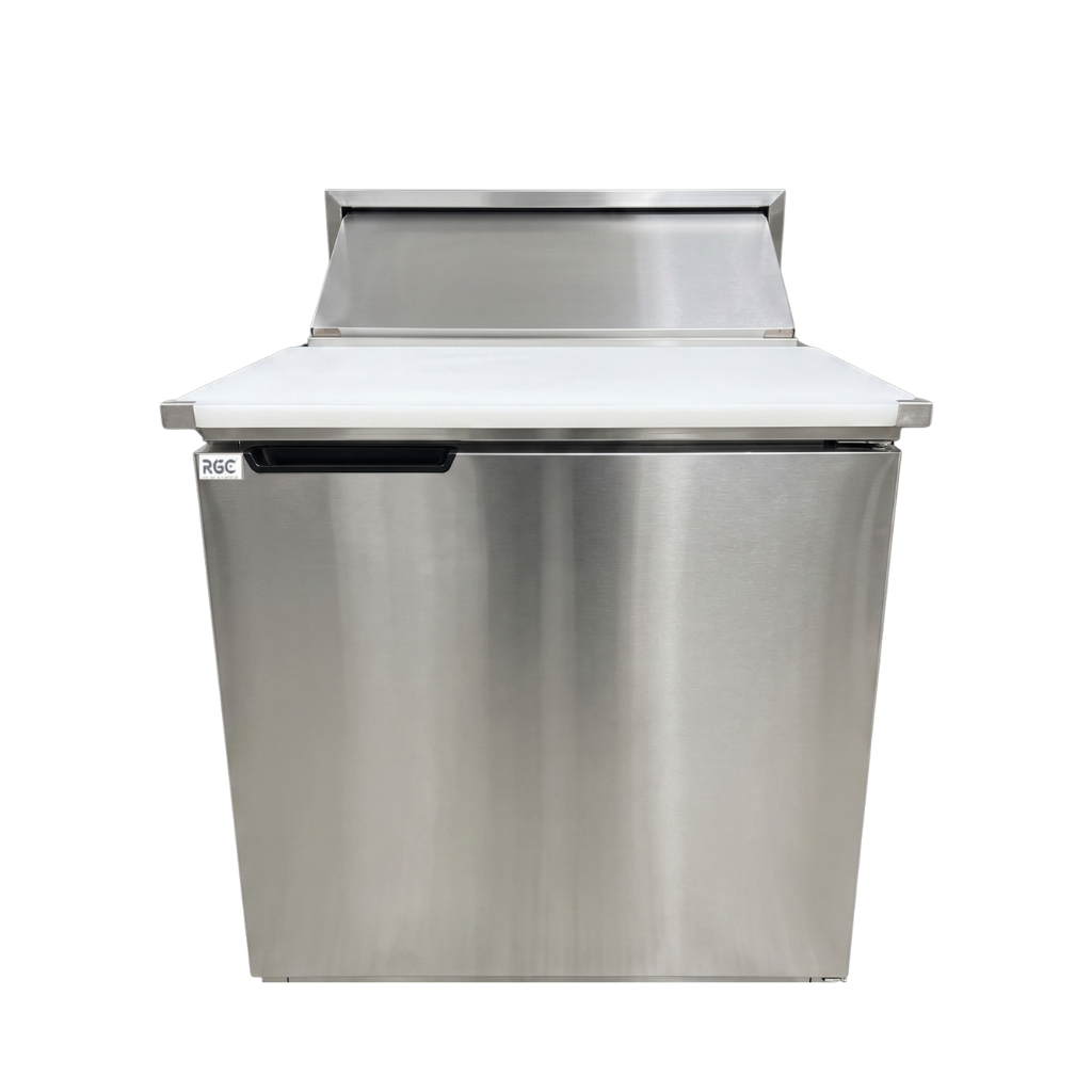 Mesa de trabajo refrigerada 0 a 5℃ 110V 70cm 1 puerta metalica RGC