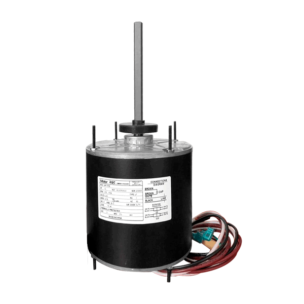 Motor de 1 eje A/A Condensador 1/2 pulg 3/4 HP 220V 1.075 R.P.M. RGC