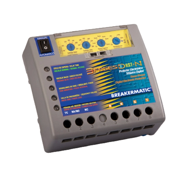 Protector electronico A/A 220V PTE-208A BREAKERMATIC trifasico