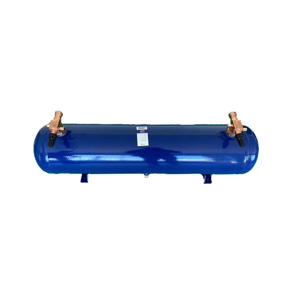 Liquid receiver ODF valve FDC-111H 1-1/8 in 55 lts horizontal RGC