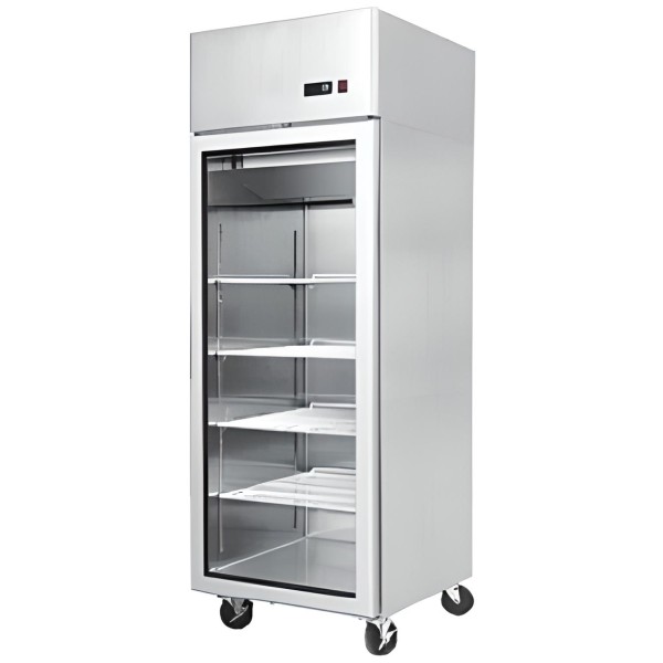 Refrigerador vertical de 1 puerta 0 a 5℃ 110V 60hz puerta de vidrio RGC
