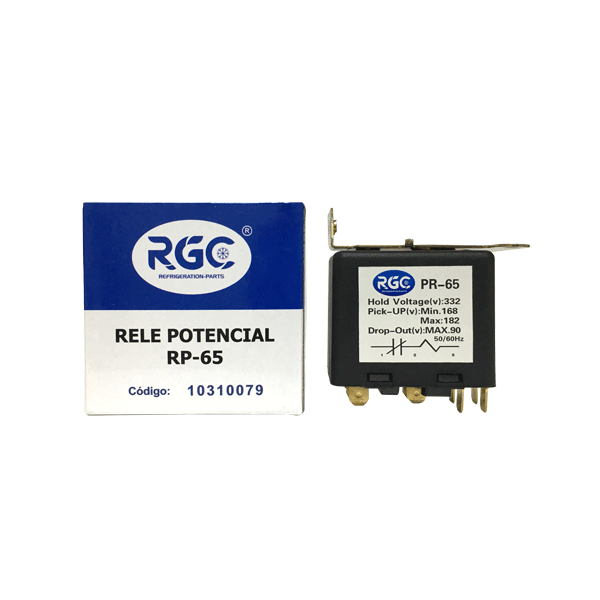 Relay potencial 63 1/3 - 3/4HP 110V RGC