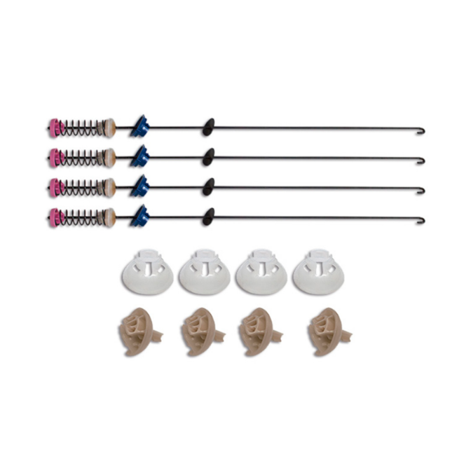 Suspension 71 cm kit 4 amortiguadores morado MASI