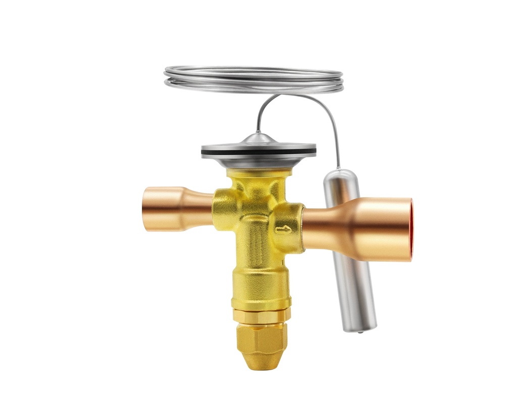 Thermostatic expansion valve R-410A 9 HP eq ext ODF 5/8 x 7/8 inch TRF410W-9 HONGSEN