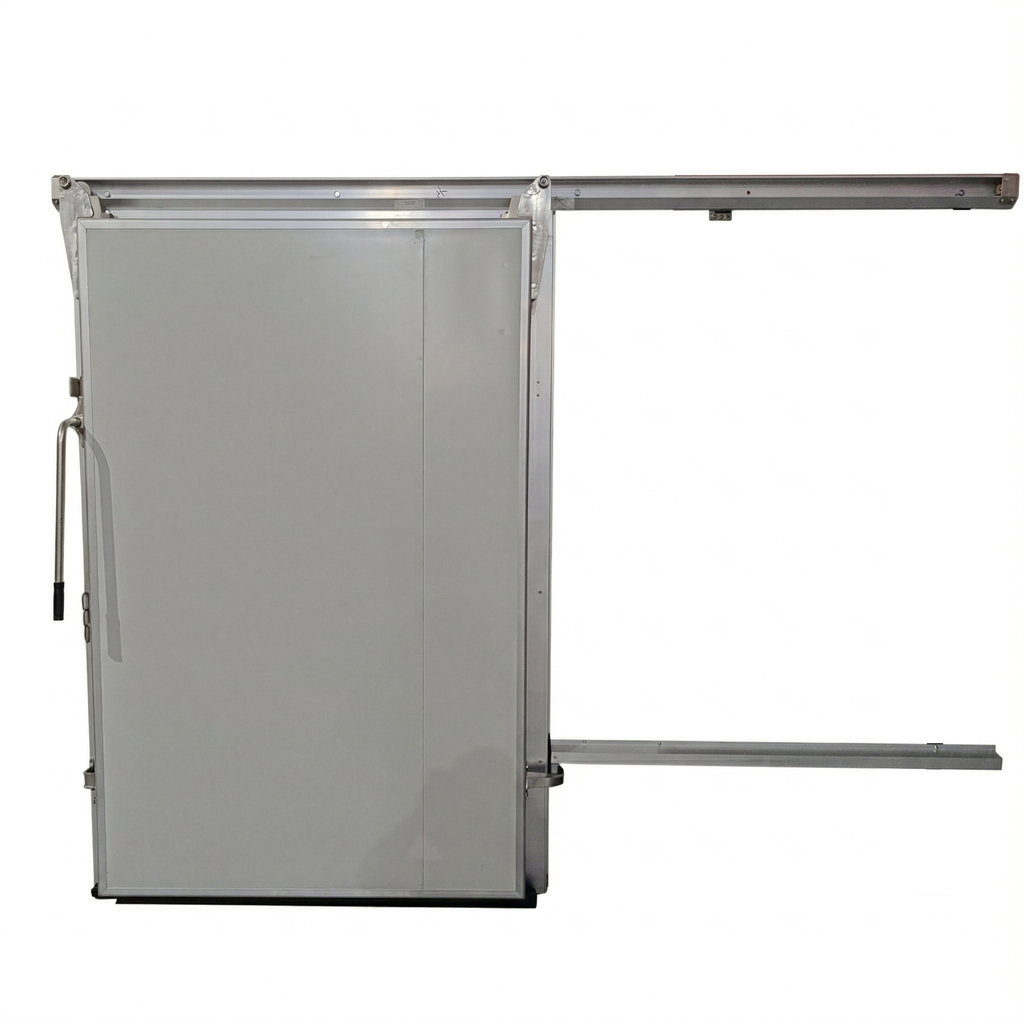 Cold room sliding door right side 200 x 120 x 10cm frame 213 x 146 x 10cm with heater RGC