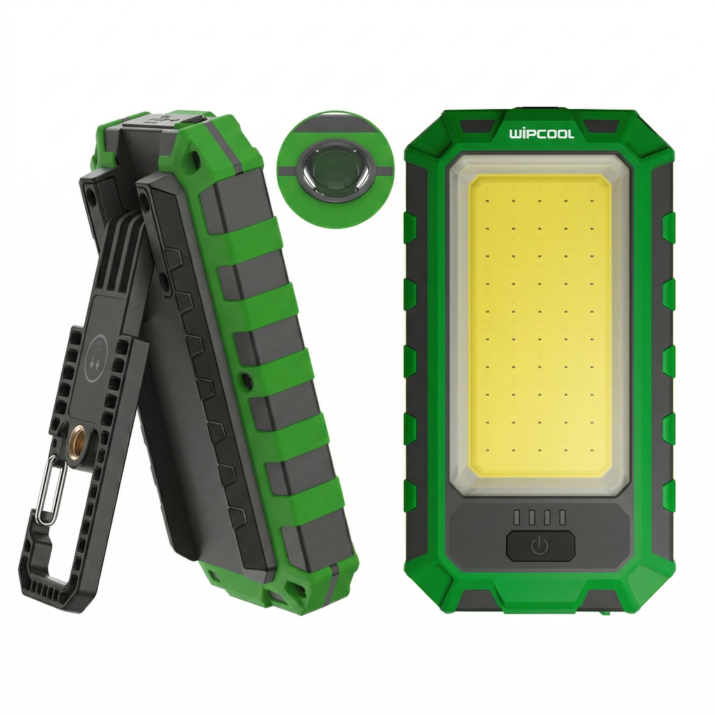 Linterna recargable luz principal 800lm luz lateral 250lm UL800 IP44   WIPCOOL 