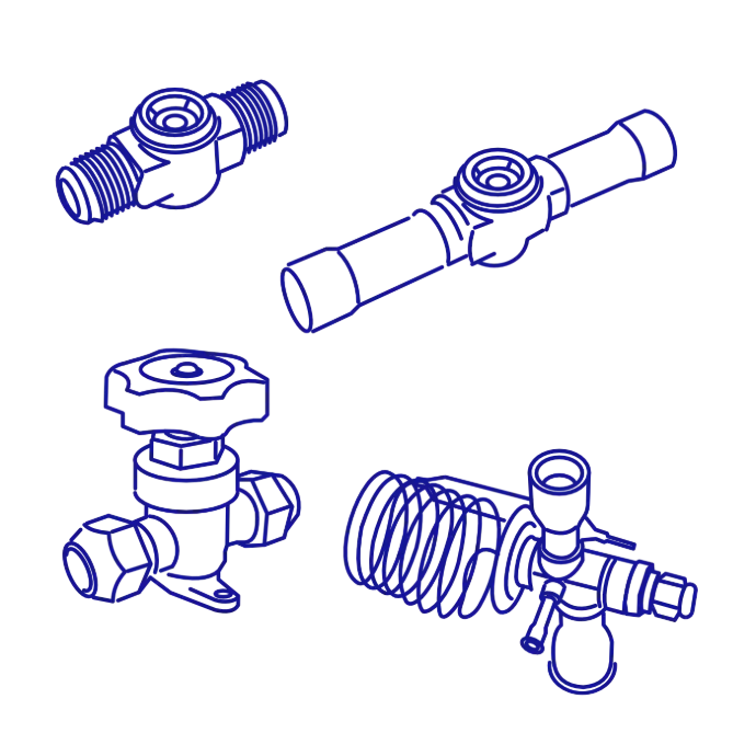 Valvulas de refrigeración