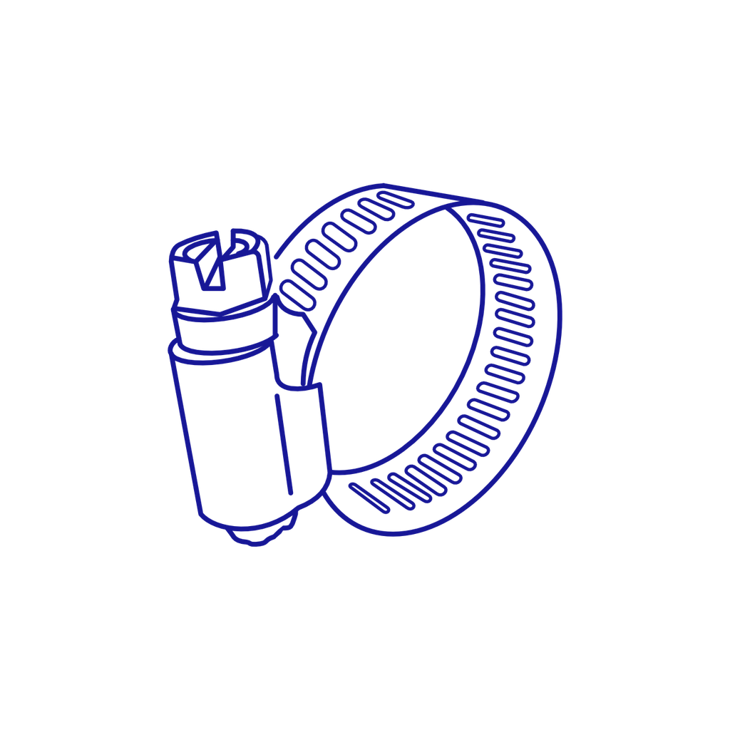 Aire acondicionado automotriz  / Abrazaderas