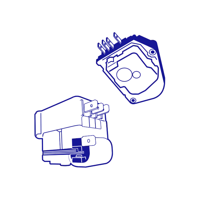 Partes eléctricas de refrigeración / Relojes de deshielo para refrigeradores