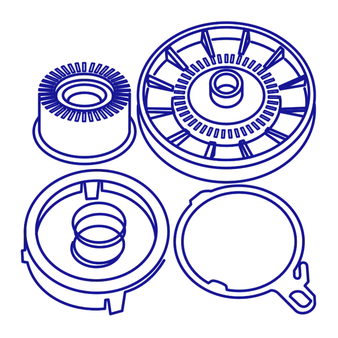 Repuestos de lavadora / Embragues de lavadora
