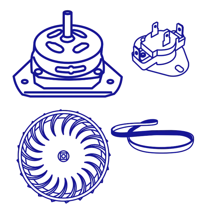 Repuestos de lavadora / Ensambles de lavadora