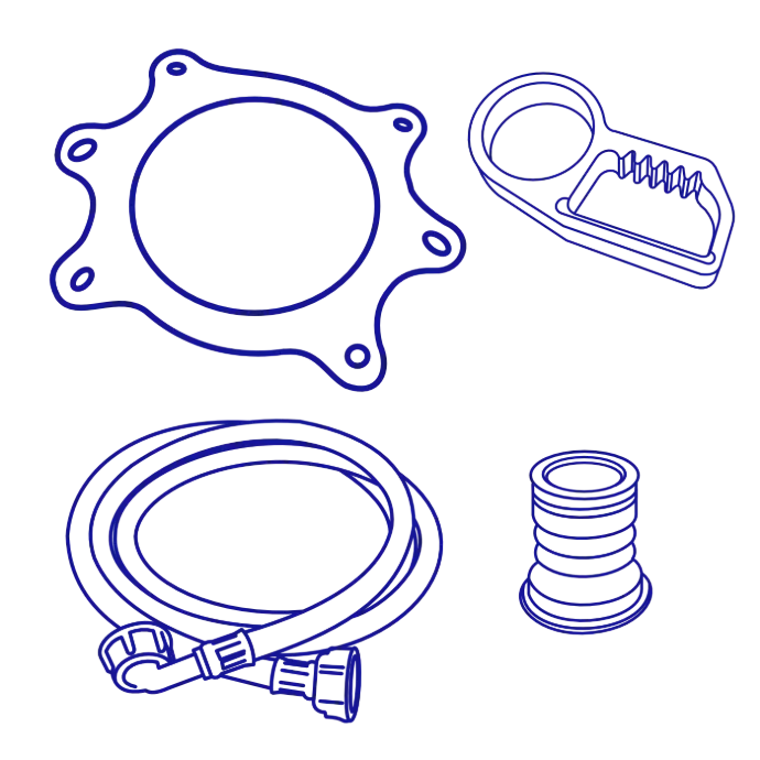 Repuestos de lavadora / Kit de lavadora y secadora