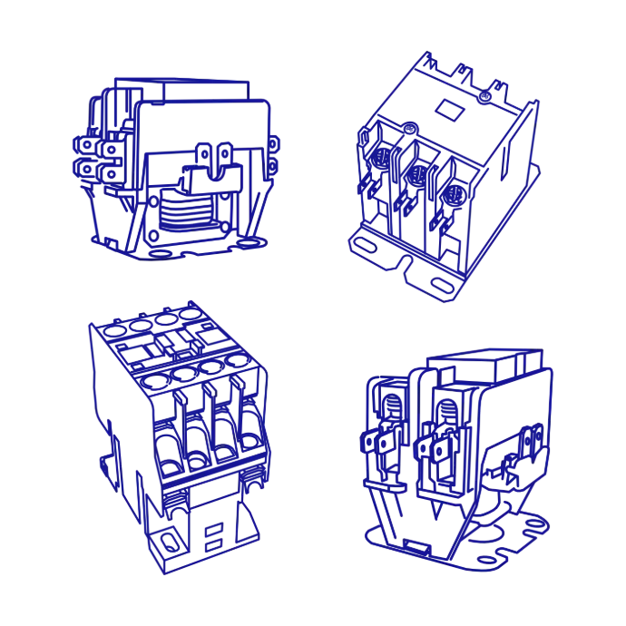 Partes eléctricas de refrigeración / Contactores