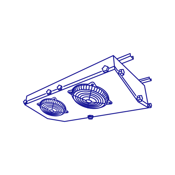 Evaporadores para refrigeración / Evaporadores de cuña (reach in)