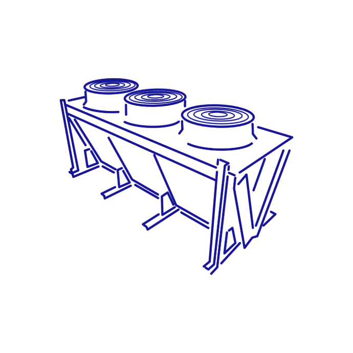 Condensadores para unidades de refrigeracion / Condensadores INV