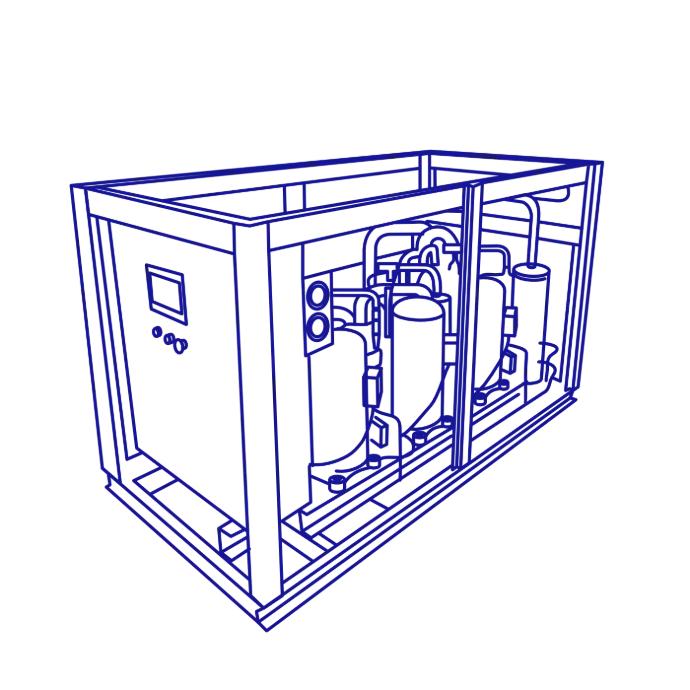 Unidades condensadoras de refrigeracion / Unidades paralelas/racks