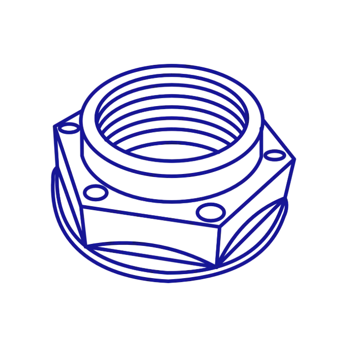 Repuestos de lavadora / Tuercas y anillos de lavadora  