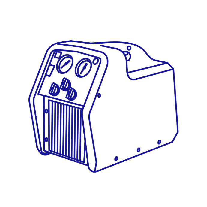 Service Tools / Herramientas de vacio, carga y recuperacion / Recovery machine 