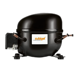 [14100168] Compresor CUBIGEL España 1/4+ HP 905 BTU/h R-134a 110V LMBP  GUY80NRc