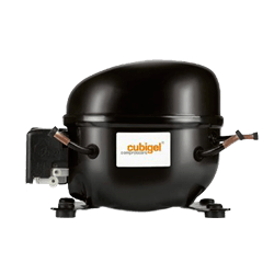 [14100166] Compresor CUBIGEL España 1/5 HP 738 BTU/h R-134a 110V LMBP GUY60NRc