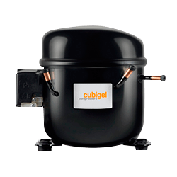 [14200268] Compresor CUBIGEL España 1/2 HP 6.269 BTU/h R-404A R-22 220V PH1 HMBP MP12TG