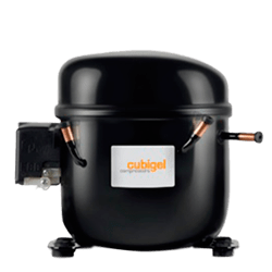 [14200273] Compresor sellado 1/2+ HP 2.960 BTU/h R-404A R-507 110V PH1 CSR LBP CUBIGEL España MPT14LD