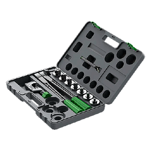 [19340015] Expansor mecanico juego de 3/8 a 1-1/8 pulg HE-7 con cortatubo WIPCOOL