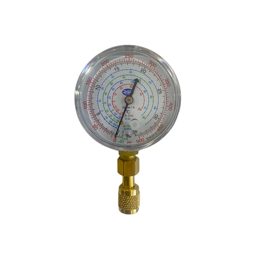 [19450010] Manometro solo R-134a R-404A R-22 conector hembra 1/4 pulg RGC