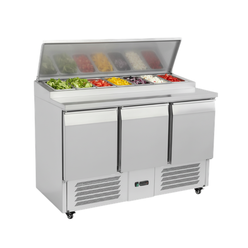 [92MT0112] Mesa de ensalada refrigerada 0 a 5℃ 110V 120cm RGC