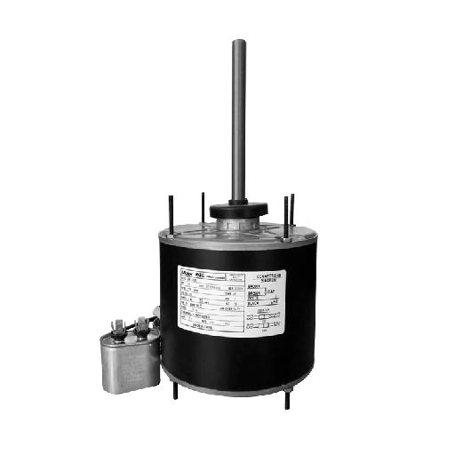 [13180107] Motor de 1 eje A/A Condensador 1/2 pulg 1/3 HP 220V 1.075 R.P.M. RGC