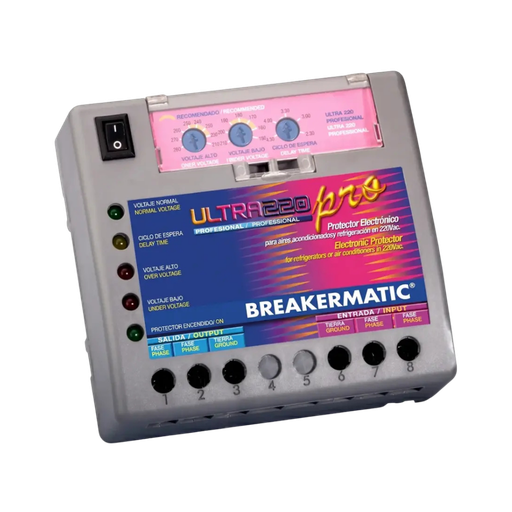 [10281026] Protector electronico A/A ultra 220V PMP220-b inverter 30.000 BTU BREAKERMATIC