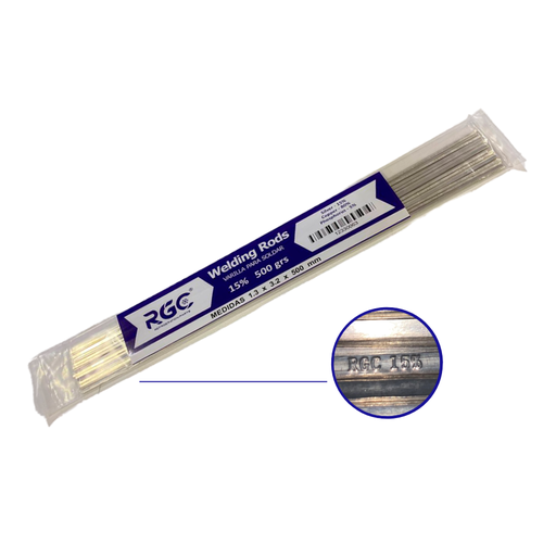[12330363] Soldadura de plata corta 15 % 500 grs 30und aprox RGC 