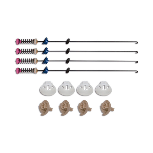 [01RE0017] Suspension 71 cm kit 4 amortiguadores morado MASI