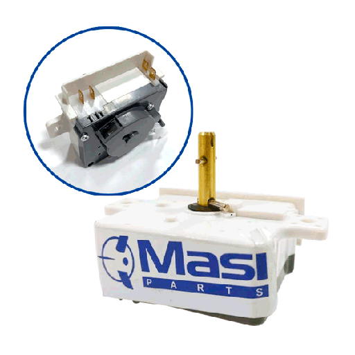 [01TMMA22] Timer 3 terminales blanco universal Masi